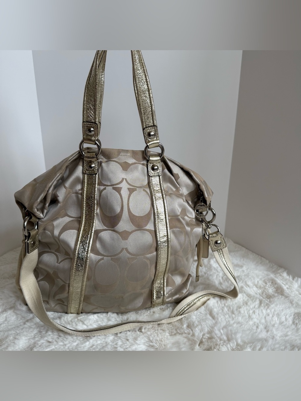 ✨ Vintage 2008 Coach Poppy Signature C Spotlight Tote Bag 13847 ✨